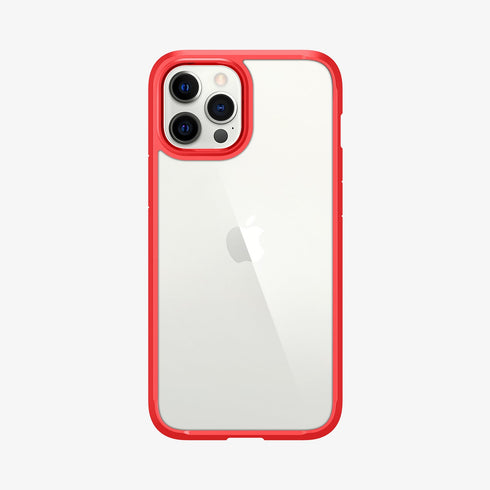 ACS01618 - iPhone 12 Pro Max Case Ultra Hybrid in crystal clear showing the back